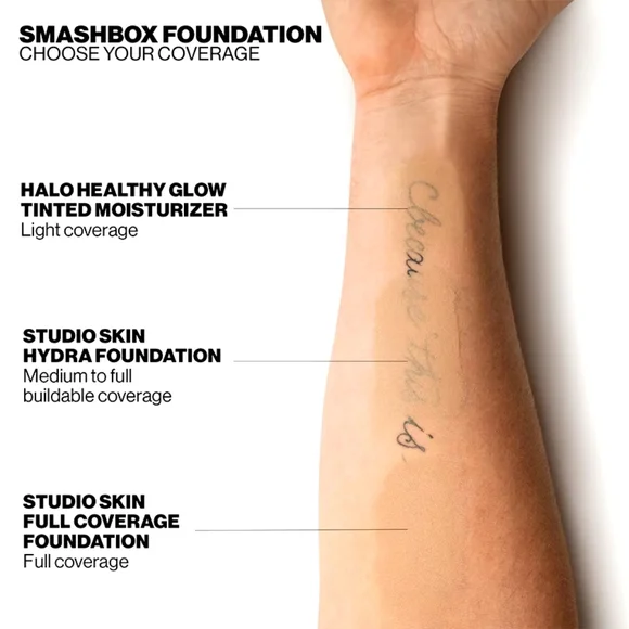 SMASHBOX- Medium Tan -HALO HEALTHY GLOW MOISTURIZER BROAD SPECTRUM SPF 25… - Picture 4 of 5